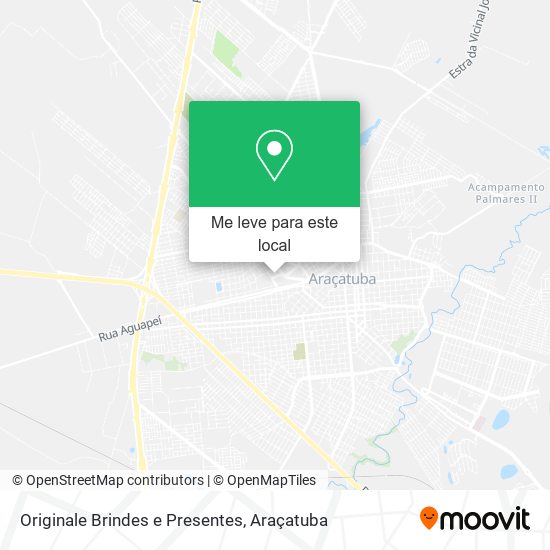 Originale Brindes e Presentes mapa