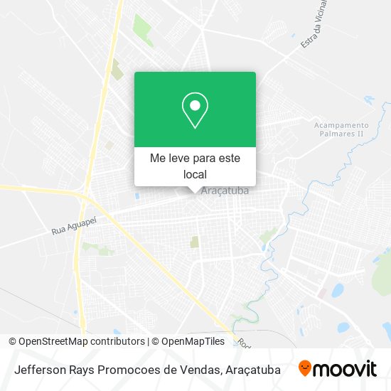 Jefferson Rays Promocoes de Vendas mapa