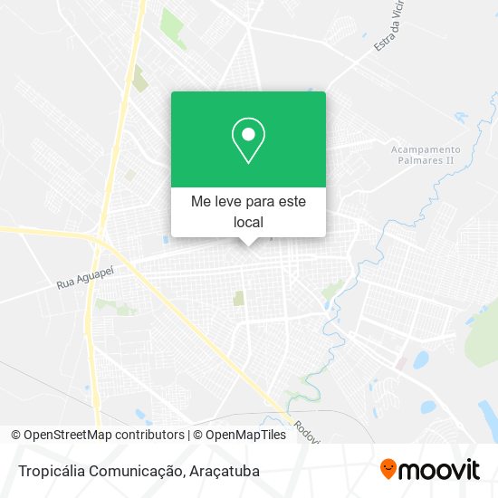 Tropicália Comunicação mapa