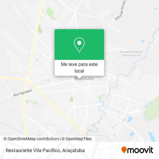 Restaurante Vila Pacifico mapa