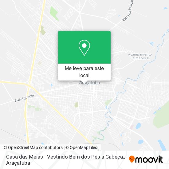 Casa das Meias - Vestindo Bem dos Pés a Cabeça. mapa