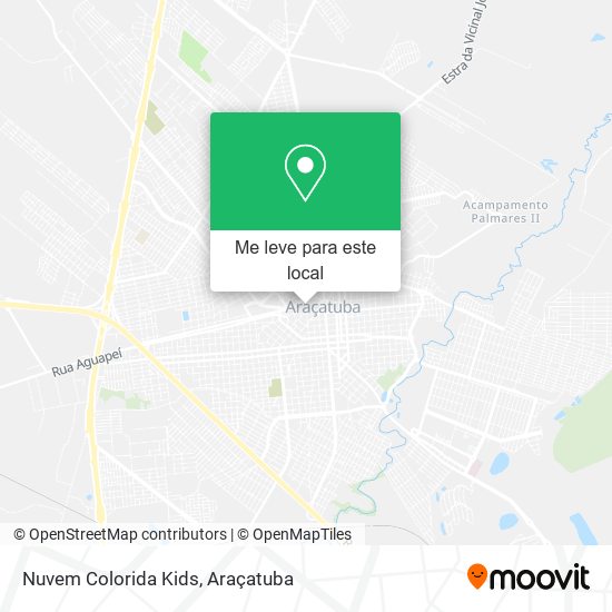 Nuvem Colorida Kids mapa