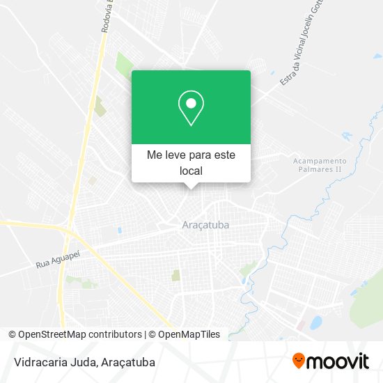 Vidracaria Juda mapa