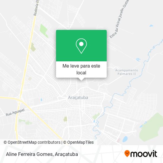 Aline Ferreira Gomes mapa
