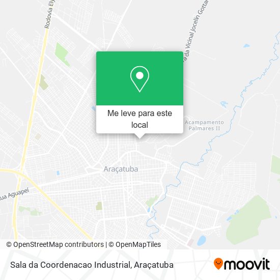 Sala da Coordenacao Industrial mapa