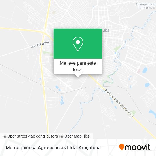 Mercoquimica Agrociencias Ltda mapa