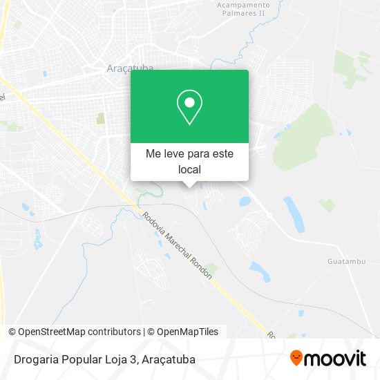 Drogaria Popular Loja 3 mapa