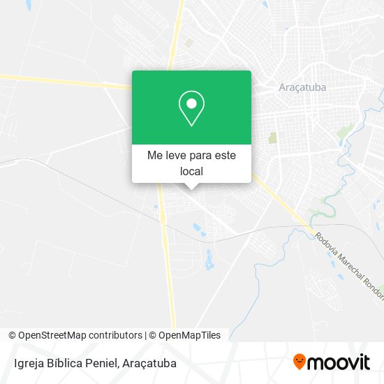 Igreja Bíblica Peniel mapa