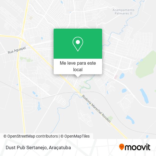 Dust Pub Sertanejo mapa