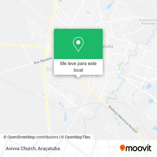 Avivva Church mapa