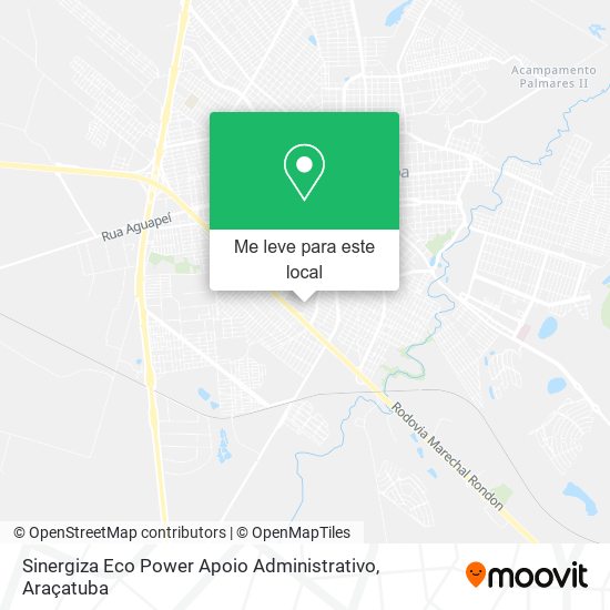 Sinergiza Eco Power Apoio Administrativo mapa