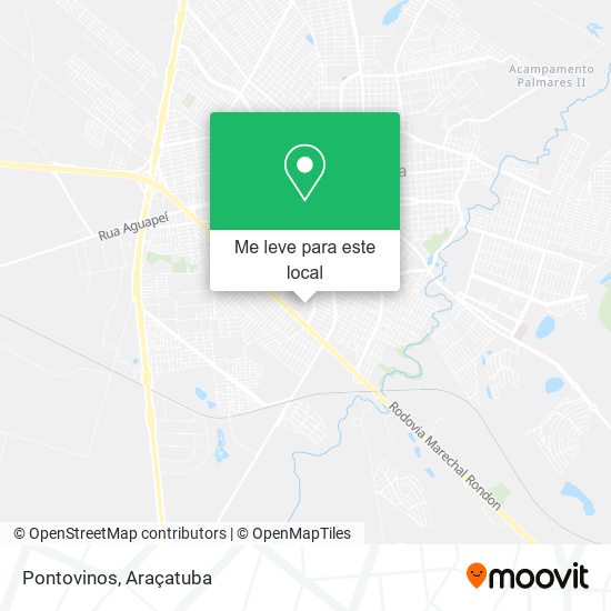 Pontovinos mapa