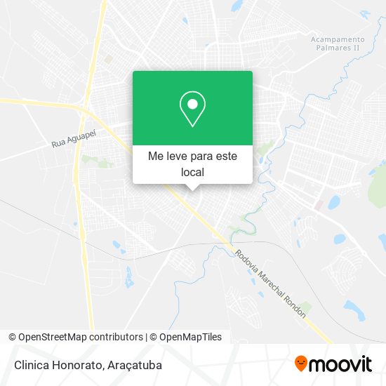 Clinica Honorato mapa