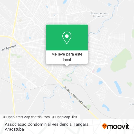 Associacao Condominial Residencial Tangara mapa