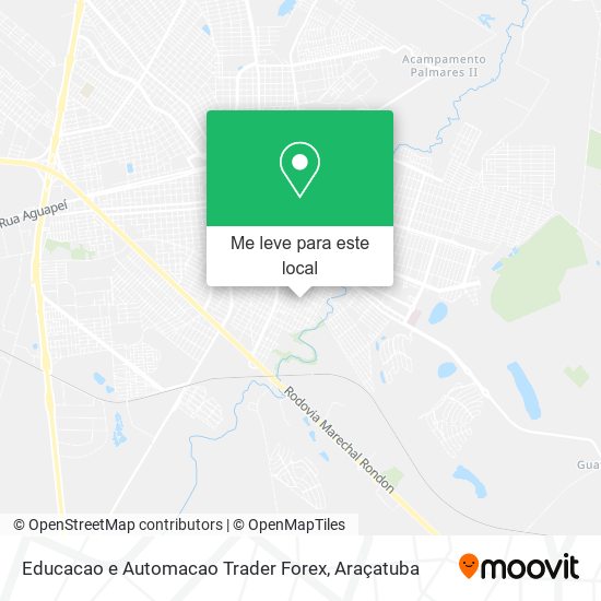 Educacao e Automacao Trader Forex mapa