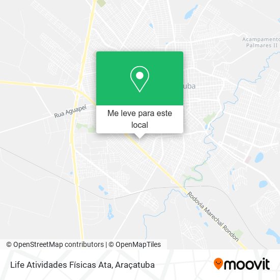 Life Atividades Físicas Ata mapa