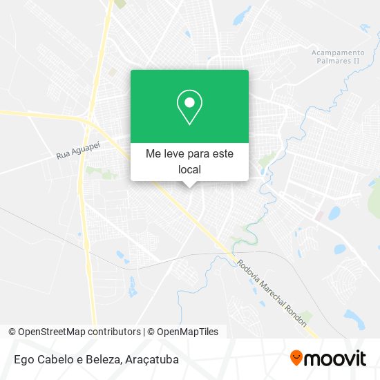 Ego Cabelo e Beleza mapa