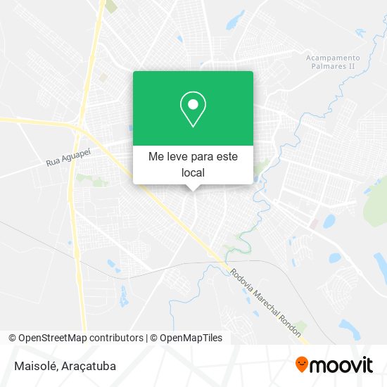 Maisolé mapa