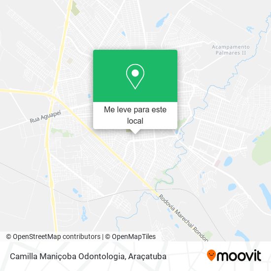 Camilla Maniçoba Odontologia mapa