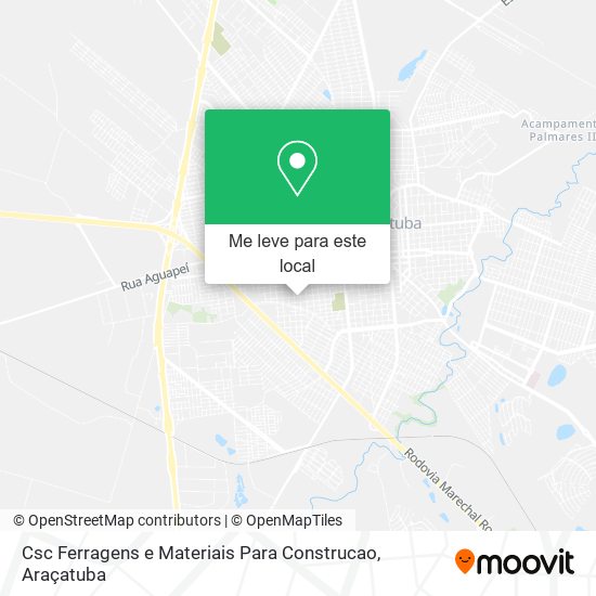 Csc Ferragens e Materiais Para Construcao mapa