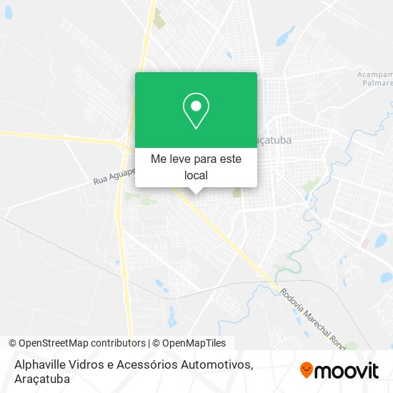 Alphaville Vidros e Acessórios Automotivos mapa