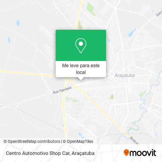 Centro Automotivo Shop Car mapa