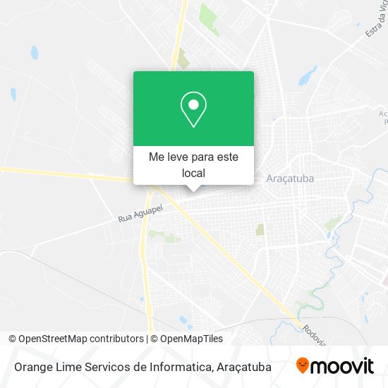 Orange Lime Servicos de Informatica mapa