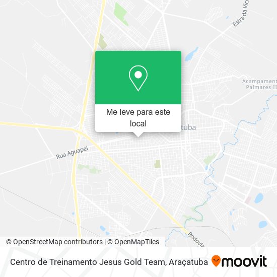 Centro de Treinamento Jesus Gold Team mapa