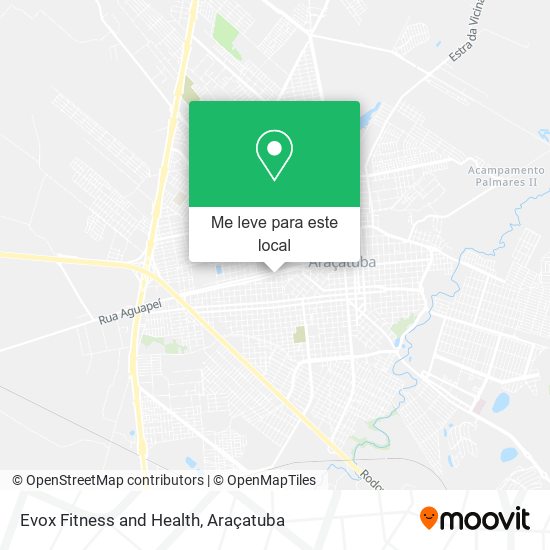 Evox Fitness and Health mapa