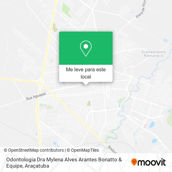 Odontologia Dra Mylena Alves Arantes Bonatto & Equipe mapa