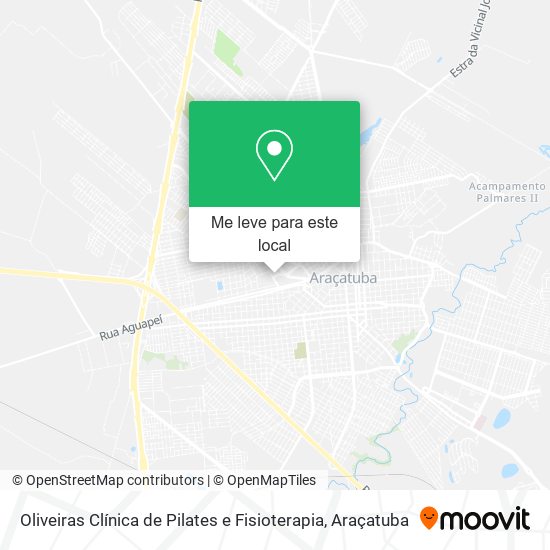 Oliveiras Clínica de Pilates e Fisioterapia mapa