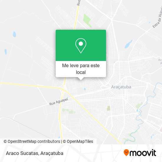 Araco Sucatas mapa