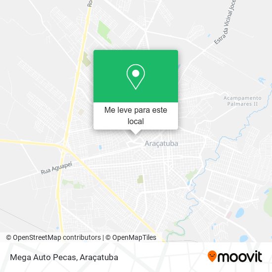 Mega Auto Pecas mapa