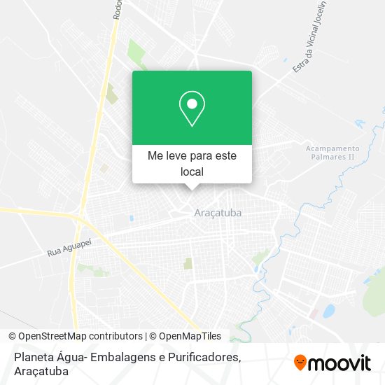 Planeta Água- Embalagens e Purificadores mapa