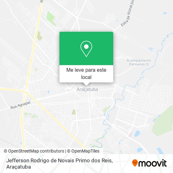 Jefferson Rodrigo de Novais Primo dos Reis mapa