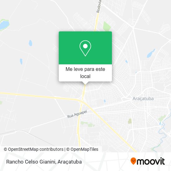 Rancho Celso Gianini mapa