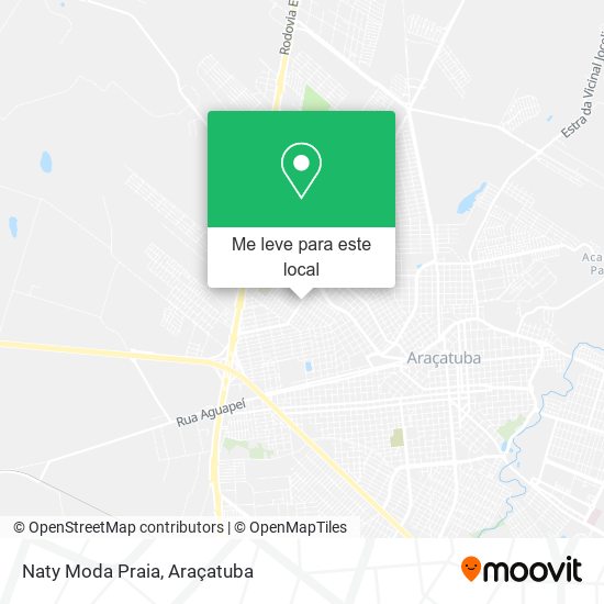 Naty Moda Praia mapa