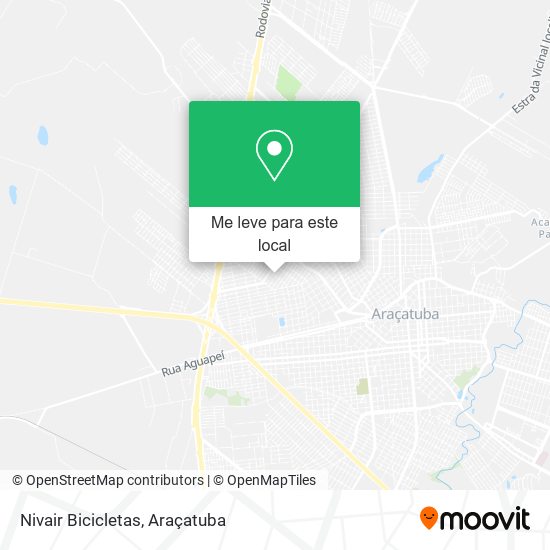 Nivair Bicicletas mapa