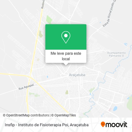 Insfip - Instituto de Fisioterapia Poi mapa