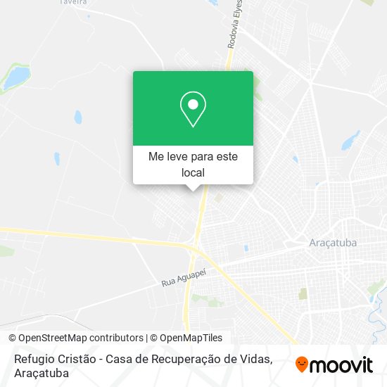 Refugio Cristão - Casa de Recuperação de Vidas mapa