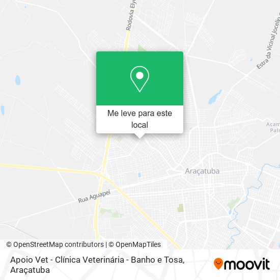 Apoio Vet - Clínica Veterinária - Banho e Tosa mapa