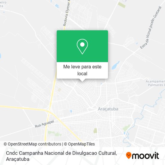 Cndc Campanha Nacional de Divulgacao Cultural mapa