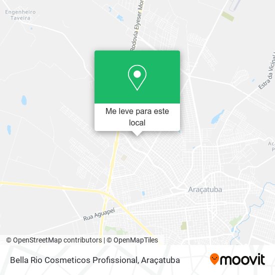 Bella Rio Cosmeticos Profissional mapa