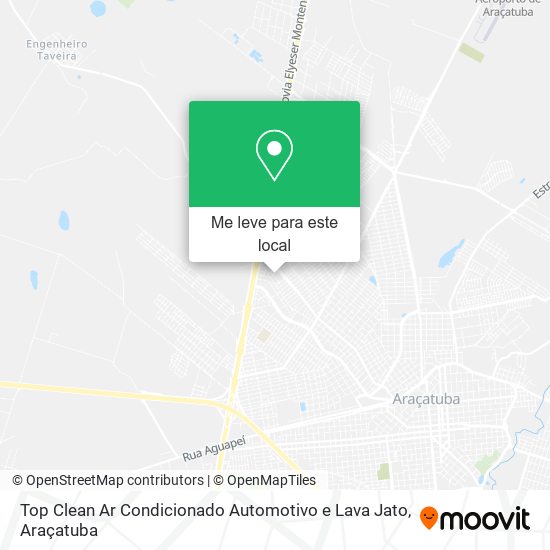 Top Clean Ar Condicionado Automotivo e Lava Jato mapa
