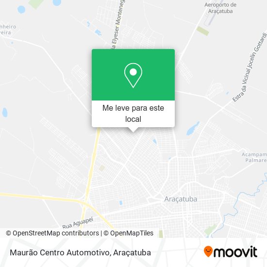 Maurão Centro Automotivo mapa