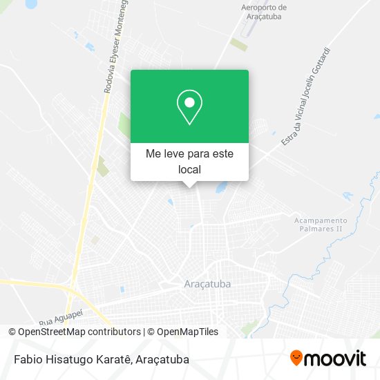 Fabio Hisatugo Karatê mapa