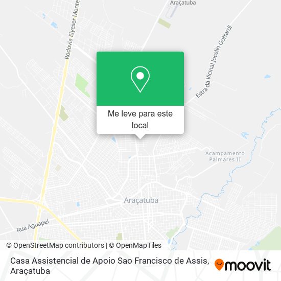 Casa Assistencial de Apoio Sao Francisco de Assis mapa