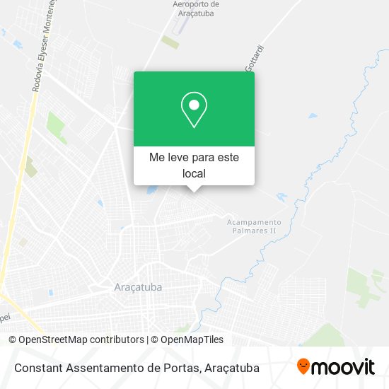 Constant Assentamento de Portas mapa