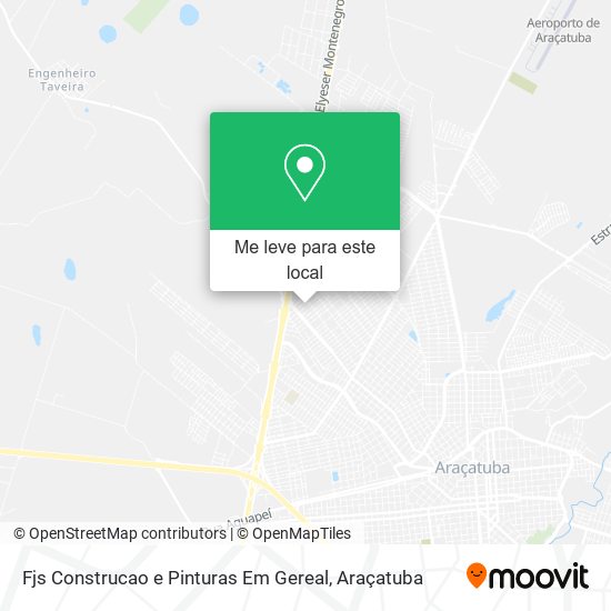 Fjs Construcao e Pinturas Em Gereal mapa