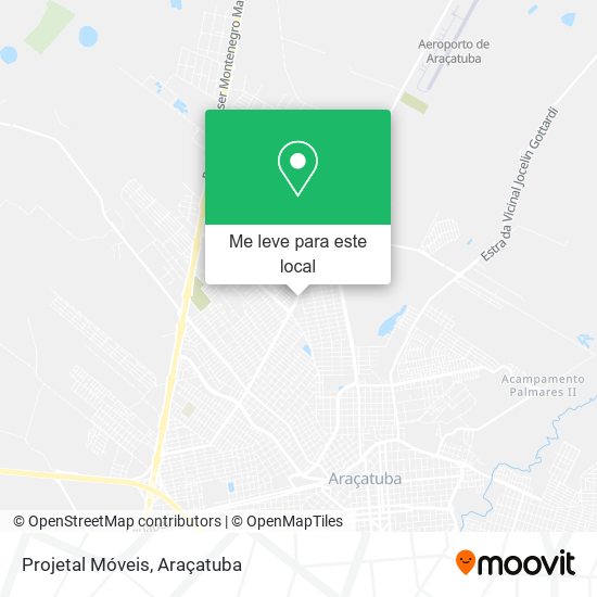 Projetal Móveis mapa